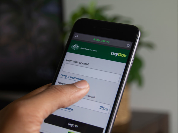 SU - myGov Australia website myGov Australia website