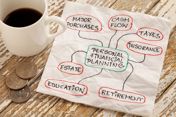 Personal financial planning concept
