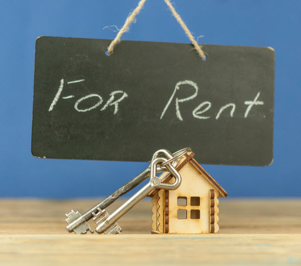 Real old blackboard write for rent with miniature house